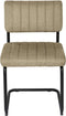 Feel Furniture - Luxe stoel - Ribbon - Taupe - 2 stuks