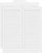 vidaXL - Draaideuren - louvredesign - 2 - paar - 100x80 - cm - wit
