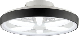 Brilliant Gaiano - Plafondventilator - LED 48W - Ø 48 cm - Dimbaar - Timer - CCT - Zwart