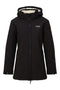 Nordberg Teddy - Softshell ski jas dames - Sherpa gevoerd waterafstotend winddicht - zwart XL