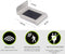 The Black Series Draadloze LED Lampjes met bewegingssensor - 2 Stuks - Zonne-energie - RVS