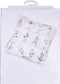 Thea Gouverneur - Borduurpakket met telpatroon - 2074A - Voorgesorteerde DMC Garens - Wilde Bloemen Kussen - Aida - 41 cm x 41 cm - DIY Kit