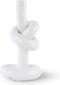 Geknoopte Kandelaar Wit / Knotted Candleholder White | Dutch Design kandelaar Werkwaardig.