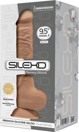 SILEXD - Realistische Dildo - 24,1 x 4,5 cm - Caramel