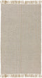 ADABAG - Laagpolig vloerkleed - Beige - 80 x 150 cm - Katoen