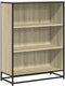 vidaXL - Boekenkast - 80,5x35x107,5 - cm - bewerkt - hout - sonoma - eikenkleurig