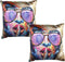 SVJ Home Decorations Streetart Kussen - 45x45 cm - Fluweel - Set van 2