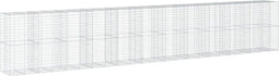 vidaXL - Schanskorf - 1150x100x200 - cm - gegalvaniseerd - ijzer - zilverkleurig