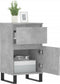 vidaXL - Dressoir - 40x35x70 - cm - bewerkt - hout - betongrijs