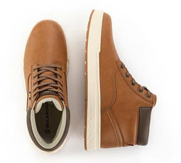 Milanoro High Sneakers Nevada Cognac Men - Maat 41 - Bruin/Wit