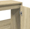 vidaXL - Wastafelkast - 60x33x60 - cm - bewerkt - hout - sonoma - eikenkleurig