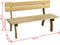vidaXL - Tuinbank - 150 - cm - geïmpregneerd - grenenhout