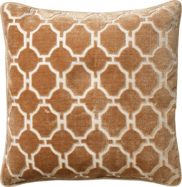 Dutch Decor LOTH - Kussenhoes velvet Gilded Beige 45x45 cm - met rits