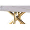 Eettafel Home ESPRIT Gouden Metaal Keramisch 180 x 90 x 75 cm