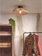 GOOD&MOJO Plafonniere Pantanal - Zeegras/Zwart - Ø45cm - Modern