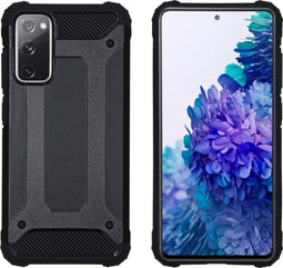 iMoshion Hoesje Geschikt voor Samsung Galaxy S20 FE Hoesje - iMoshion Rugged Xtreme Backcover - Zwart
