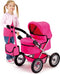Bayer Design Trendy - Poppenwagen - Verstelbare duwstang - Roze