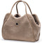 Designed by Lotte Tebby - Draagtas Hond - Teddy stof - Beige - 43x18x35 cm