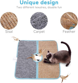 Kattenkrabmat - Sisal Krabmat voor Katten om Klauwen te Slijpen en Meubels te Beschermen
