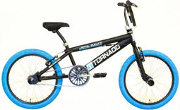 Freestyle BMX 20 Royal-Bugatti - mat zwart met blauwe banden