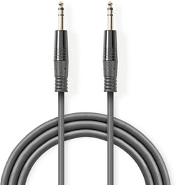 Nedis COTH23020GY15 - 6.35mm audiokabel - 150 cm - Grijs