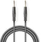 Nedis COTH23020GY15 - 6.35mm audiokabel - 150 cm - Grijs