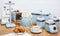 Swan Keukenrolhouder Sky Blue