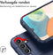 iMoshion Hoesje Geschikt voor Samsung Galaxy A14 (5G) / A14 (4G) Hoesje Siliconen - iMoshion Rugged Shield Backcover - Donkerblauw