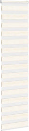 vidaXL - Zebra - rolgordijn - 55x200 - cm - stofbreedte - 50,9 - cm - marmerbeige