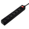 Hama 69223784 - Stekkerdoos - 6 Schuko-stopcontacten - Zwart