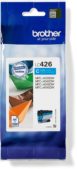 Brother LC-426C - Inktcartridge - Kwalitatief hoogwaardige afdrukken - Cyaan