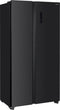 Wiggo WR-SBS18E(DX) - Amerikaanse Koelkast - No Frost - 442 Liter - Zwart Roestvrijstaal