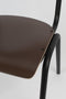 Zuiver Back To School Eetkamerstoel - Matte - Bruin - Set van 4