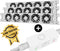 Heatfan 5 - Radiator Ventilator met Sensor - 3 Stuks - Universele Maat - Convector Ventilator Zonder Geluid - Wit