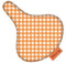 BikeCap Zadelhoes Orange Checkmate | Fietszadelhoes - Fietszadeldek - Stof en waterafstotend