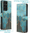 iMoshion Hoesje Geschikt voor Samsung Galaxy S21 Ultra Hoesje Met Pasjeshouder - iMoshion Design Softcase Bookcase - Goud / Meerkleurig / Groen / Green Honeycomb