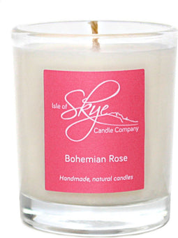Geurkaars Roos Mini - 20 uur - Sojawas - Isle of Skye Candle