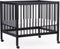 Childhome Park PA97 - Box met wieltjes - Verstelbare bodem - Zwart - 98 x 78 x 82 cm