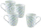 Mokkenset Benetton Addige Porselein Bone China 360 ml (4 uds)