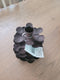 Metalen Kandelaar Dennenappel 11x11x12 cm Roestbruin