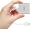 Unitek Y-9313 - USB 3.0 3-Port Geheugenkaartlezer - CF microSD SD - Zilver