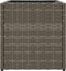 vidaXL - Plantenbak - 36x30x32 - cm - poly - rattan - grijs