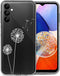 iMoshion Hoesje Geschikt voor Samsung Galaxy A14 (5G) / A14 (4G) Hoesje Siliconen - iMoshion Design hoesje - Transparant / Dandelion