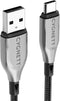 Cygnett USB-A naar USB-C Kabel - 2 Meter - Opladen en Synchroniseren - Zwart