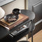 SoBuy FSB90-SCH - Console tafel - Multifunctioneel gangmeubel met 3 opbergplanken - Zwart 110x39x76 cm