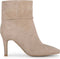 PS Poelman HAILEY - Enkellaarsjes - Suède - 9 cm naaldhak - Taupe