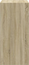 vidaXL - Kledingkast - 77x48x102 - cm - bewerkt - hout - sonoma - eikenkleurig