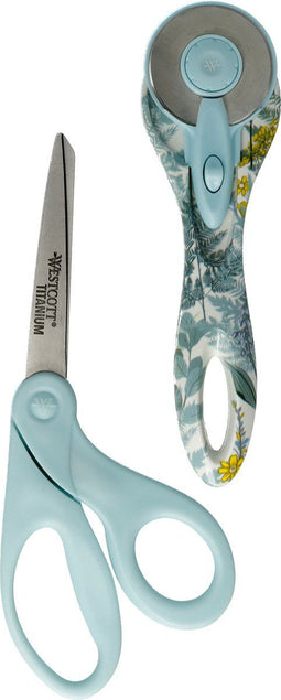 Westcott Creatieve set - 2-delig - stoffenschaar en rolsnijder - AC-17636