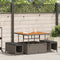 vidaXL - 3-delige - tuin - eetset - met - kussens - - - grijs - poly - rattan - en - acacia