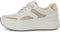 Marco Tozzi 23733 - Dames Sneaker - Uitneembaar voetbed - Wit/Goud